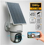 Cámara de Seguridad GADNIC P2P00114 Solar Lente Dual IP65 FullHD