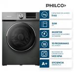 Lavarropas PHILCO 94PHLF111GSN 11Kg Inverter
