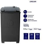 Lavarropas Drean LTDR87SG0 8 Kg Carga Superior Gris