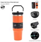 Vaso Térmico WANDERLUST 40129 con Pico 900 ml Naranja