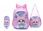 Mochila Set SKORA 42943 Think Happy Lonchera & Cartuchera