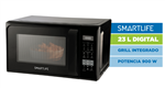 Microondas SMARTLIFE SL-MWO23MDGB Digital con Grill 23L