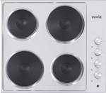 Anafe ESCORIAL AEHP-58 Eléctrico Acero 4 Hornallas