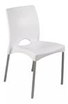 Silla GARDEN LIFE BOSTON F900000 Patas de Aluminio Blanca