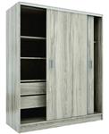 Placard ORLANDI SUAVE 3163 2 Puertas Corredizas 1.38 Mts Abedul 