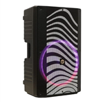 Parlante Torre STROMBERG Intense Pro 150w Luces Rgb Color Negro Profesional Wooferde 15"