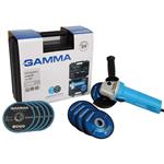 Amoladora GAMMA G1910KAR Angular 750w Kit