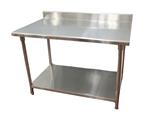 Mesa De Trabajo Gastronómica MORETTI  Acero Inoxidable 140cm