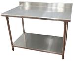 Mesa De Trabajo Gastronómica MORETTI Acero Inoxidable 160cm