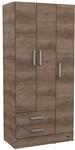 Placard MOSCONI 55619 DAKAR 23 181×85×46 cm Nebraska Gris