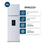 Heladera PHILCO PHNT267BD2 Inverter No Frost Dispenser 281L Blanca