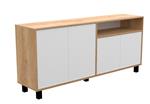 Vajillero MOSCONI 56926 Doors Natural/Blanco 170 170×77×40 cm