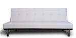 Futón Cama TIZI IMPORT DP02 Ecocuero Blanco 
