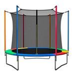 Cama LATAPY JUMP C104 Elástica 2.43 mts Escalera larga Malla protectora  