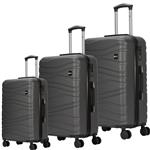 Valijas ZOM Wavy ZL-S052DK Carbono Set x 3