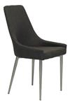 Silla DAKOT LAOS Aluminio Liso Negro