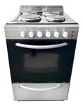 Cocina DOMEC CEX2G 51061 Eléctrica 56CM 7320w Frente De Acero Negro