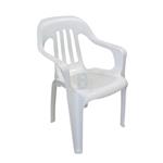 Sillón GARDEN LIFE F860000 PASADENA con Apoyabrazos Blanco