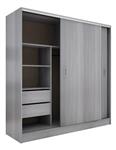 Placard ORLANDI SUAVE 3152 2 Puertas Corredizas 1.80 Mts  Jacaranda