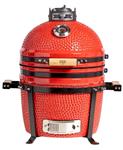 Parrilla Kamado BBQ-Grill KADÚ K15 A Carbón Rojo + Funda Impermeable de Regalo 