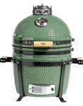 Parrilla Kamado BBQ-Grill KADÚ K15 A Carbón Verde + Funda Impermeable de Regalo 