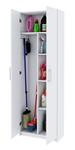 Despensero CENTRO ESTANT  DIS6 Organizador Maxi Con Escobero 2 Puertas 180 cm Blanco
