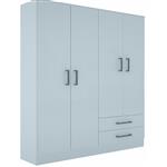 Placard ORLANDI 3522 4 Puertas 2 Cajones color Blanco