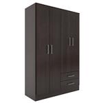 Placard ORLANDI 3523 4 Puertas 2 Cajones color Wengue