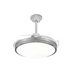 Ventilador PEABODY PE-VTR42S de Techo Retráctil con Luz Led Plata