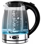 Pava ZENITH CRYSTAL Eléctrica 1.8 Lts Vidrio Templado 1500W