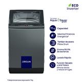 Lavarropas DREAN LPDR1165LG Carga Superior Ecoinverter 11 Kg Gris 