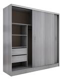 Placard ORLANDI SUAVE 3152 2 Puertas Corredizas 1.80 Mts  Jacaranda