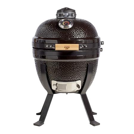 Parrilla Kamado BBQ-Grill KADÚ K14 A Carbón Negro  + Funda Impermeable de Regalo 
