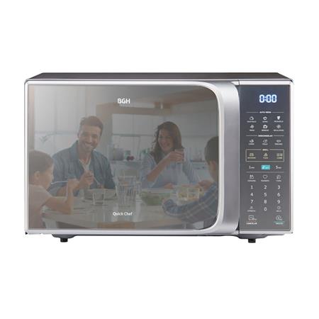 Microondas BGH Quick Chef B223DS20 ECO 23 Lts  Silver
