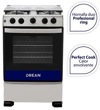 Cocina DREAN CD6007MI MG 60 cm Acero Inoxidable