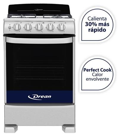Cocina DREAN CD5502AI MG 55 cm Acero Inoxidable 