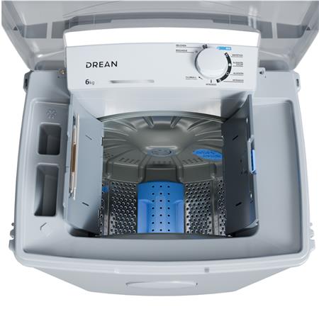 Lavarropas DREAN LTDR67SB0 Semiautomático 6 Kg Blanco