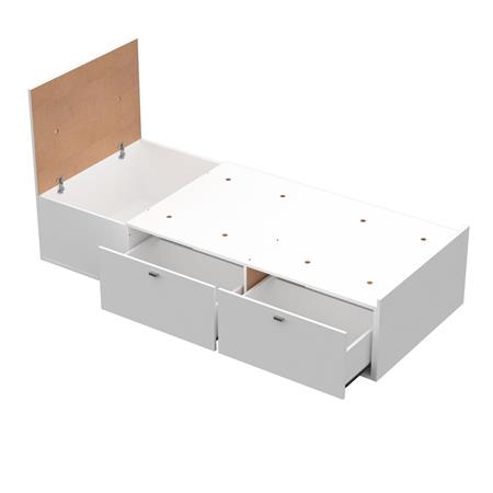 Cama Box MOSCONI 57021 Benethon 80 81x192x38 cm Blanco 