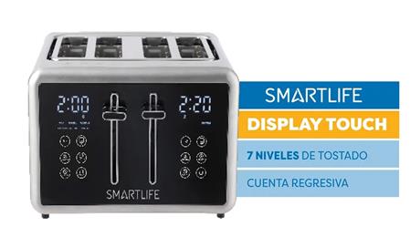 Tostadora Digital SMARTLIFE SL-TOD1520 4 Panes 1700 Watts