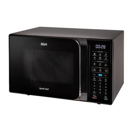 Microondas BGH B228DN20I Eco Negro Digital 28 Litros
