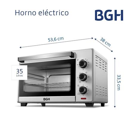 Horno Eléctrico BGH BHE35S22 Convencción 35 Lts