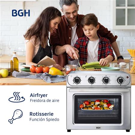 Horno Eléctrico BGH BHE30FX24T Air Fryer 30 litros