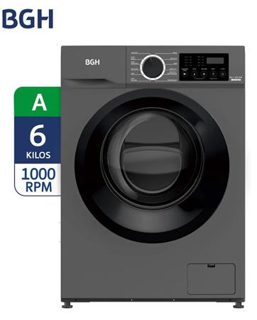Lavarropas BGH BWFI06S24AR Carga Frontal 6kg Inverter 