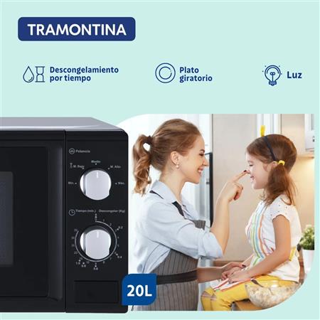Microondas TRAMONTINA Glass Cook 20 litros MCM