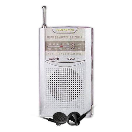 Radio WINCO W-203 AM/FM con Auriculares