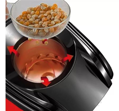 Pochoclera Eléctrica  KANJI KJH PM1200S De Aire Caliente Rojo