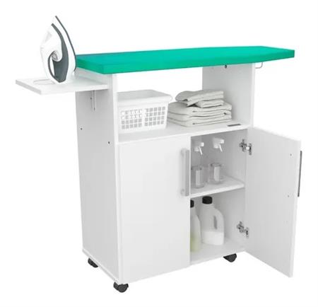 Mueble Organizador MOSCONI LINEA COCINA De Planchado 10072 2 Puertas Blanco