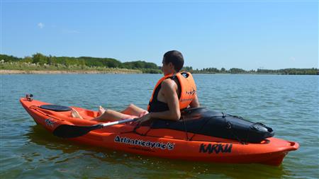 Kayak ATLANTI-KAYAKS KARKU de paseo y travesía, incluye 1 Remo
