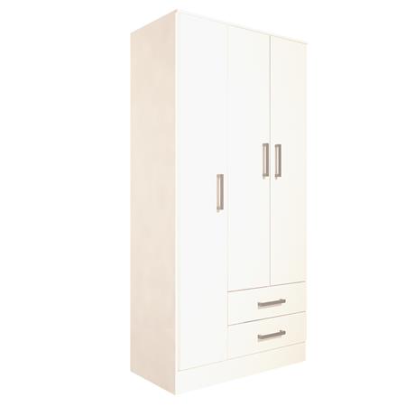 Placard ORLANDI 3532 3 Puertas 2 Cajones color Blanco