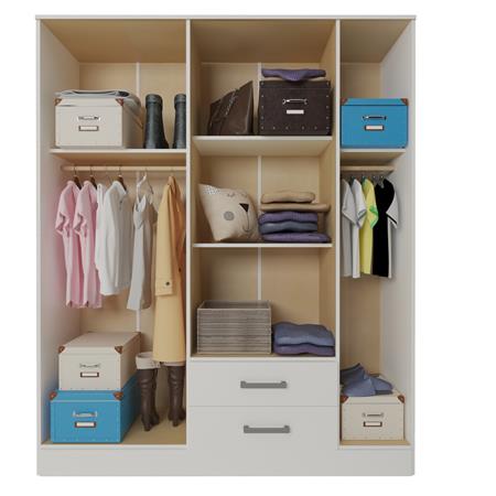 Placard ORLANDI 3515 5 Puertas 2 Cajones color Venecia	